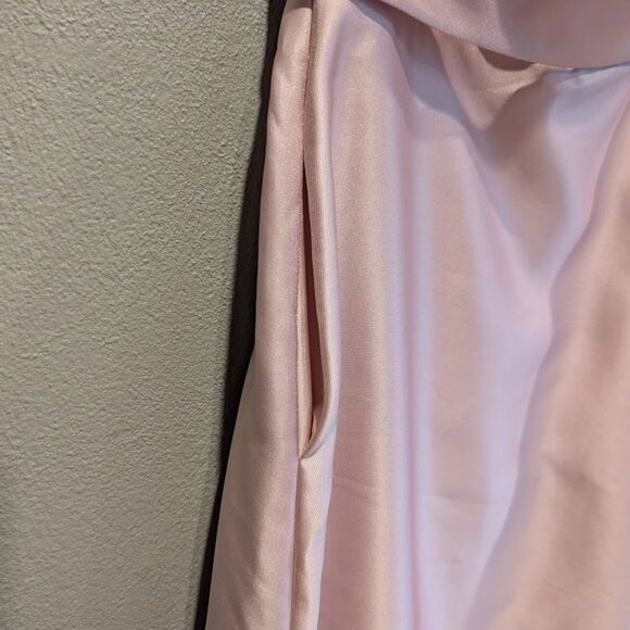 Alfred Sung D815S One-Shoulder A-Line Satin Gown – Size 2R ✨ - Picture 7 of 8